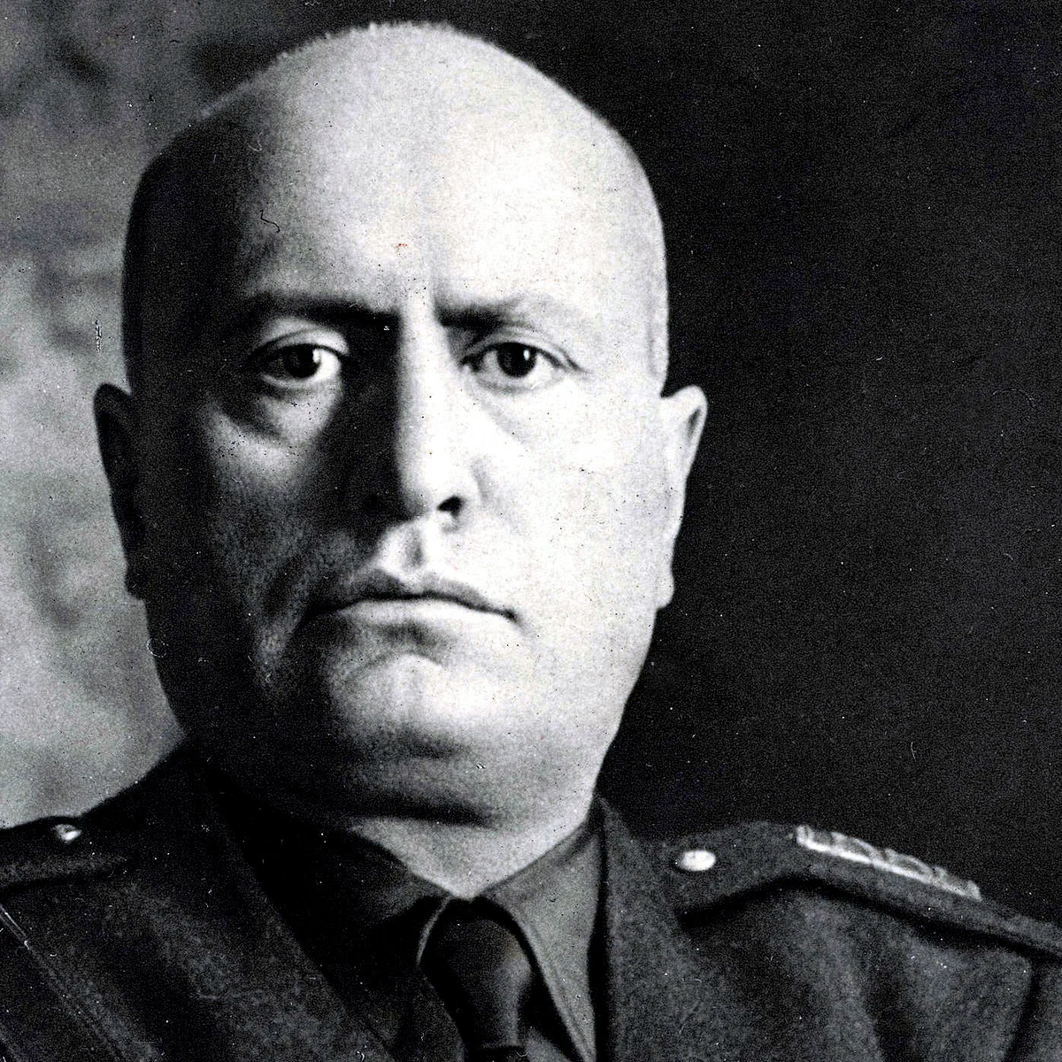 Benito Mussolini, whose policies occurred in a kind of Platonic void and had no real-world effects whatsoever.